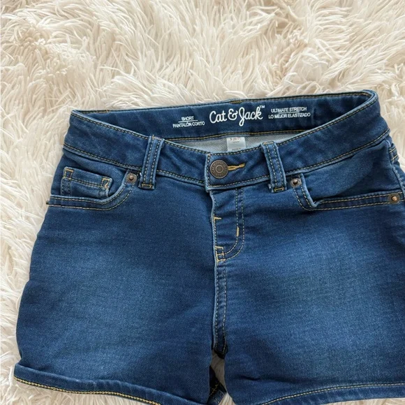 Gap and Cat & Jack Blue Denim Shorts - Picture 4 of 5